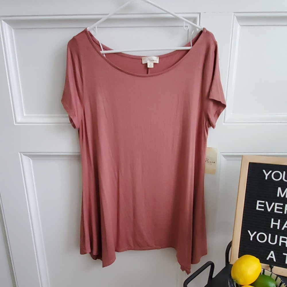 Flowy mauve top